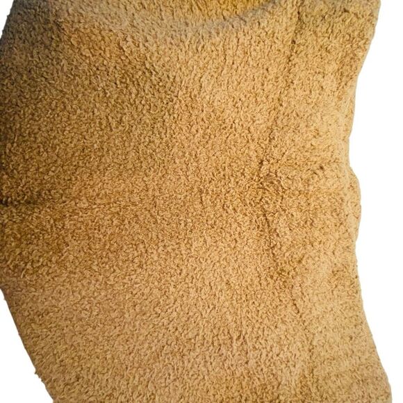 Skims Sherpa Teddy Cropped Tank Top And Pants 2Piece Lounge Set Tan 2XL - Picture 11 of 14